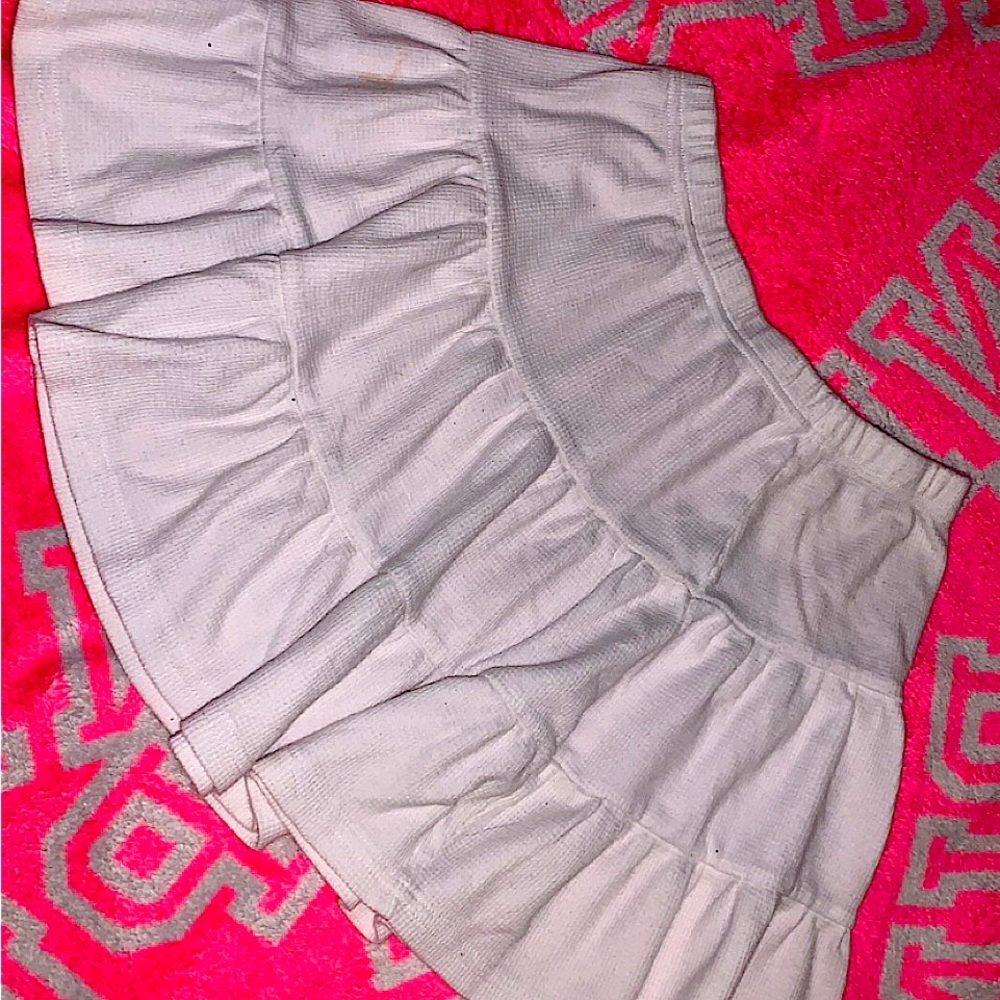 White skirt